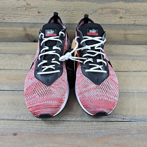 Nike Air Max Flyknit Racer Men's Shoes University Red/Black - Picture 6 of 10